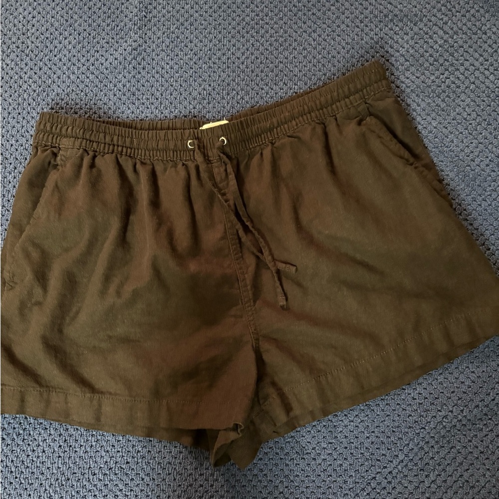 H&M Black Women’s Drawstring‎ Casual Shorts Size XL